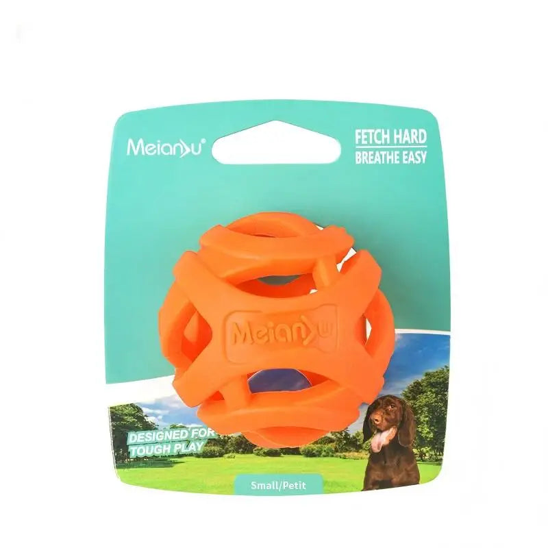 Breathe Easy TPR Bite-Resistant Hollow Floating Food-Leaking Teething Dog Air Fetch Ball Toy Hot Sale for Dogs & Cats