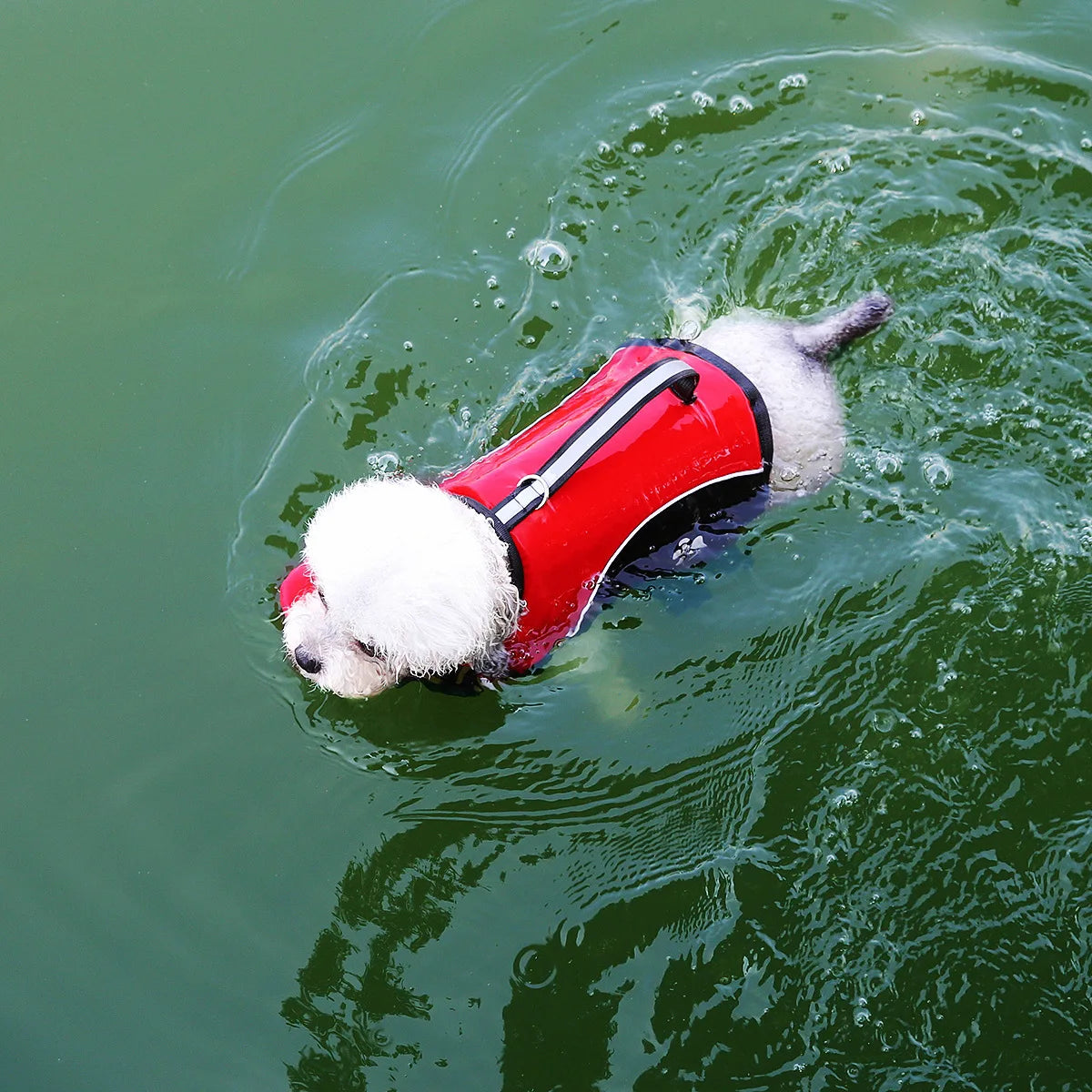 Pet Dog Hand-Held Life Jacket Towing Swimming Suit for Small Medium and Large Dogs to Play in Water and Cool down in Summer