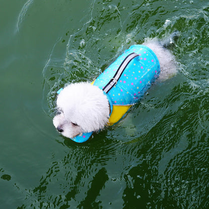 Pet Dog Hand-Held Life Jacket Towing Swimming Suit for Small Medium and Large Dogs to Play in Water and Cool down in Summer